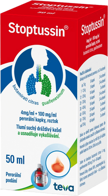 Stoptussin Perorální kapky, roztok 50 ml