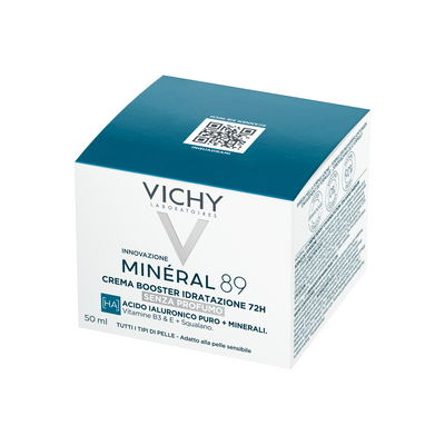 Vichy Minéral 89 72-hodinový krém pro zvýšení hydratace bez parfemace 50 ml