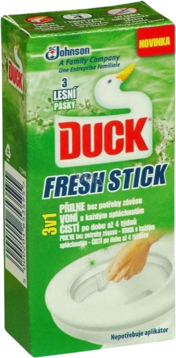 Duck WC pásky Fresh Stick Pine 3 ks