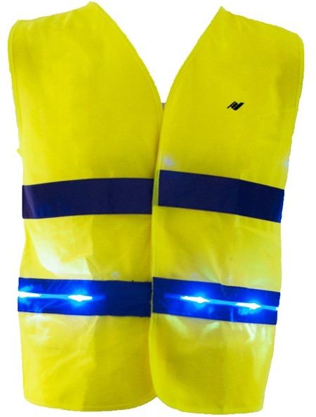 Rucanor Running Vest LED sportovní bezpečnostní vesta, Velikost: M 1 ks