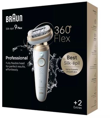 Braun Silk·épil 9 Flex, epilátor, 9-011 3D, zlatá