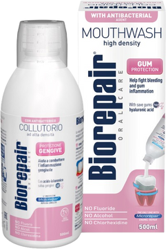 Biorepair Ústní voda pro ochranu dásní antibakteriální 500 ml