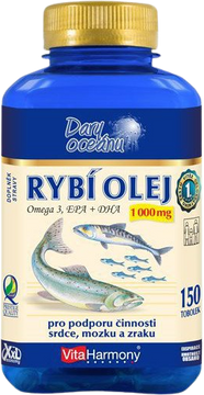 VitaHarmony Rybí olej Omega 3 1000 mg XXL 150 tobolek