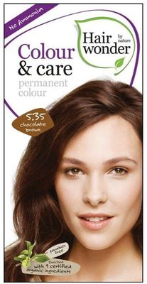Hairwonder Přírodní dlouhotrvající barva čokoládově hnědá 5.35, 100 ml