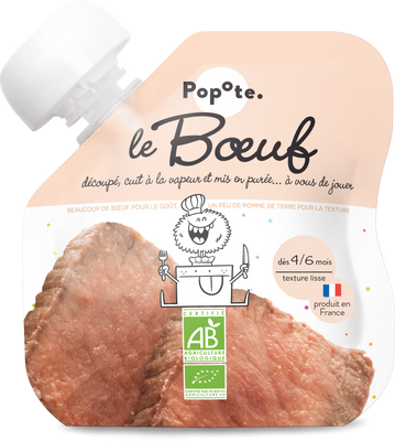 Popote Kapsička BIO hovězí maso 60 g