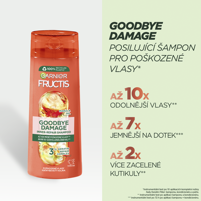 Garnier Fructis Goodbye Damage šampon, 250 ml