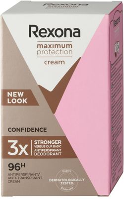 Rexona Maximum Protection Confidence Tuhý krémový antiperspirant 45 ml