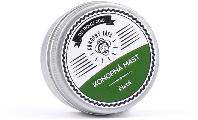 Konopný Táta Cestovní Konopná mast čistá 15 ml