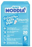 Moddia Baby Plenkové kalhotky 5 Junior (12–17 kg), 20 ks