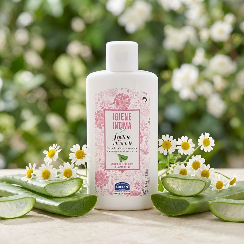 Helan Intimní mycí gel zklidňující s aloe vera a heřmánkem 200 ml
