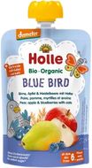 Holle Bio pyré Blue bird- Hruška, jablko a borůvky s vločkami 100 g