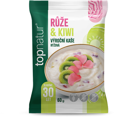 Topnatur Výroční kaše Růže & kiwi 60 g