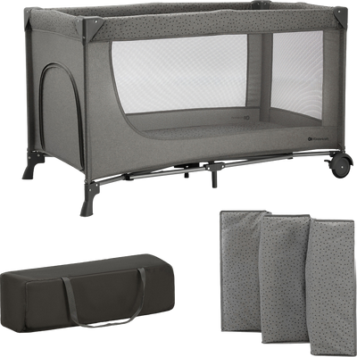 Kinderkraft Postýlka cestovní Joy 2 Dark grey