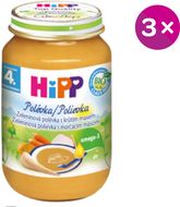 HiPP Polévka BIO Zeleninová s krůtím masem 3 x 190 g