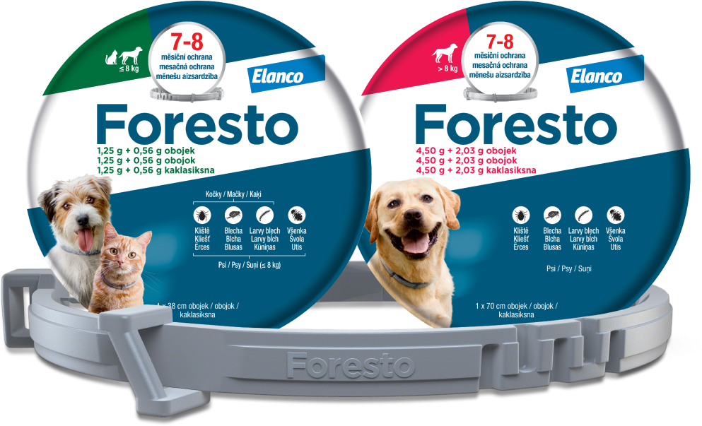 Foresto Obojek pro psy nad 8 kg 70 cm