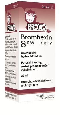 Bromhexin 8 KM kapky 8 mg/ml 20 ml