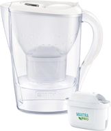 Brita Marella Cool Memo, 3x filtr MX PRO, Filtrační konvice, bílá 2.4 l