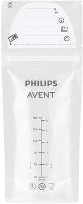 Philips Avent Sáčky na mateřské mléko 180 ml, 25 ks
