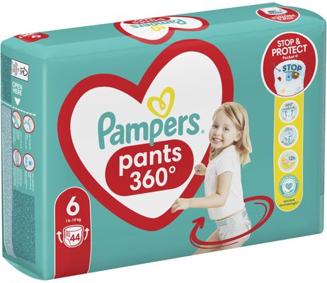 Pampers Active Baby Pants Kalhotkové plenky vel. 6, 14-19 kg, 44 ks