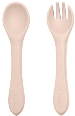 Petite&Mars Set jídelní silikonový TAKE&MATCH Desert Sand 6m+ 3 ks