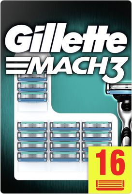 Gillette Mach3 Pánské náhradní holicí hlavice 16 ks