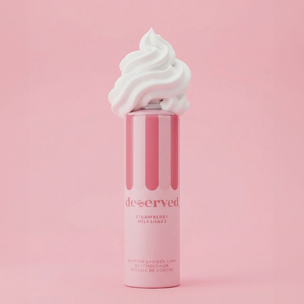 Deserved Whipped Foam Strawberry Milkshake 250 ml