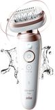 Braun Silk·épil 9 Flex, Epilátor 9-360 3D Bílý/Růžový