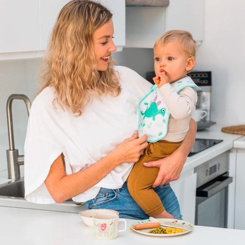 BabyOno Bryndák Froté, střední, voděodolný - dino 6m+