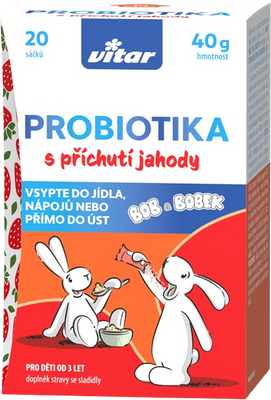 Vitar Kids Probiotika Bob a Bobek 20 sáčků