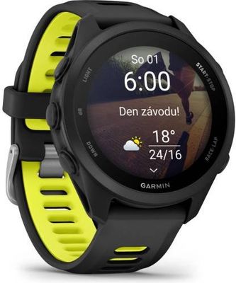 Garmin Forerunner 170 - Black s řemínkem Black / Amp Yellow