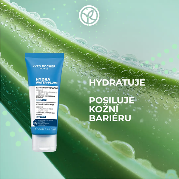 Yves Rocher Hydra Water-Plump, Intenzivní hydratační péče 75 ml