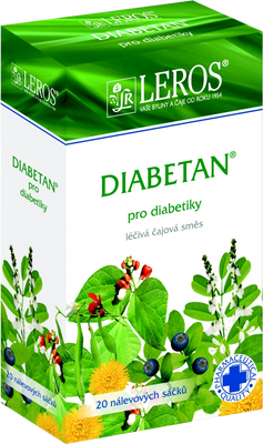 Leros Diabetan perorální léčivý čaj sáčky 20 ks