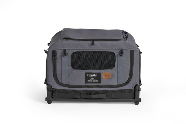 FIKAGO Skládací kennel přepravka Queen XS Grey