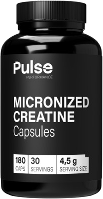 Pulse Performance Micronized Creatine 180 kapslí