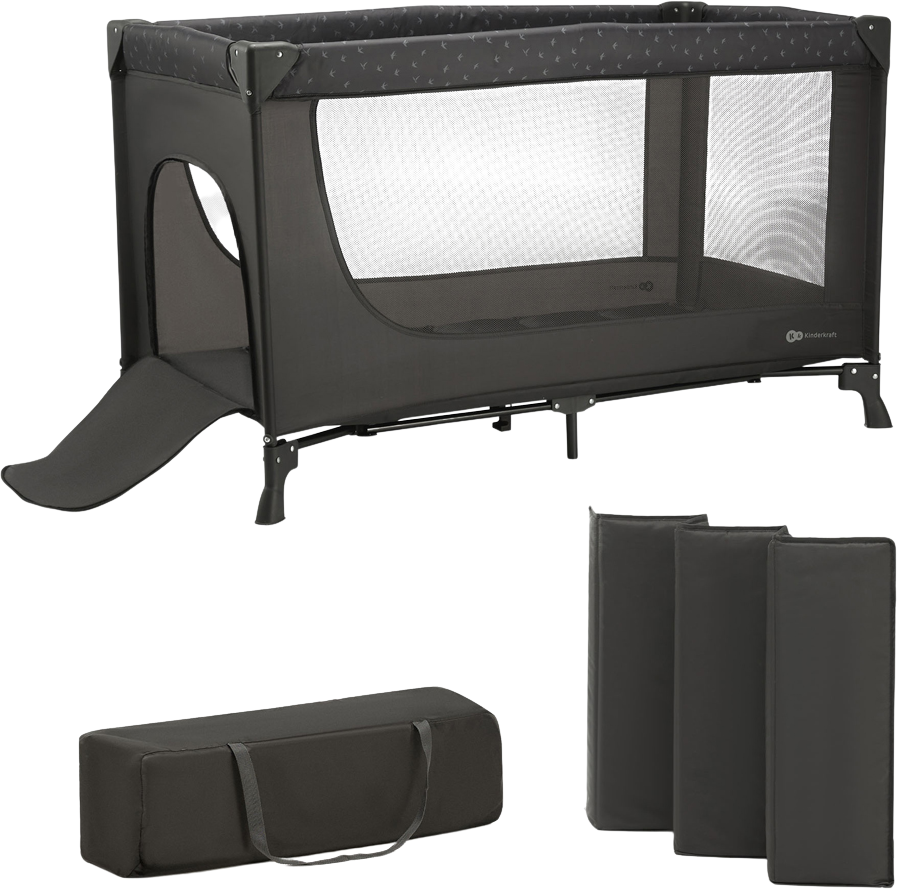 Kinderkraft Postýlka cestovní Joy Light grey