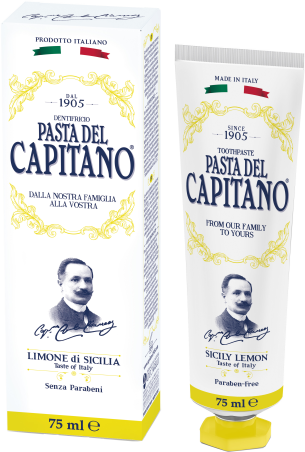 Pasta del capitano 1905 Sicily Lemon - premium zubní pasta sicilský citron 75 ml