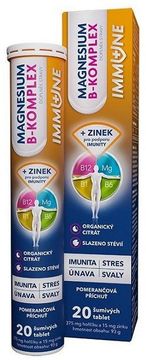 Glenmark Magnesium B-komplex IMMUNE 20 šumivých tablet
