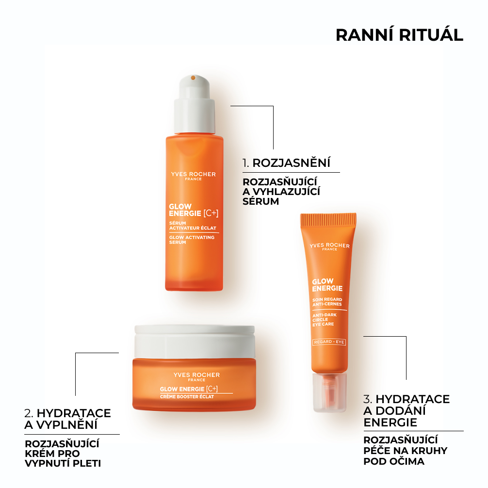 Yves Rocher Rozjasňující krém pro vypnutí pleti 50 ml