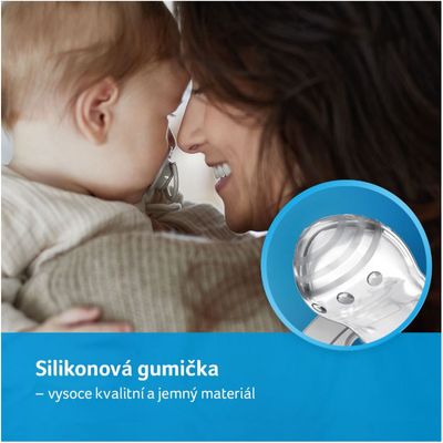 LOVI Dudlík s mini štítkem Wild Soul 0-2m silikonový dynamický, chlapec 2 ks