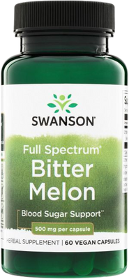 Swanson Extrakt z Hořké okurky 500mg 60 kapslí
