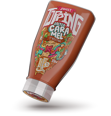 Lifelike Sweet Topping Twister salted caramel 250 g