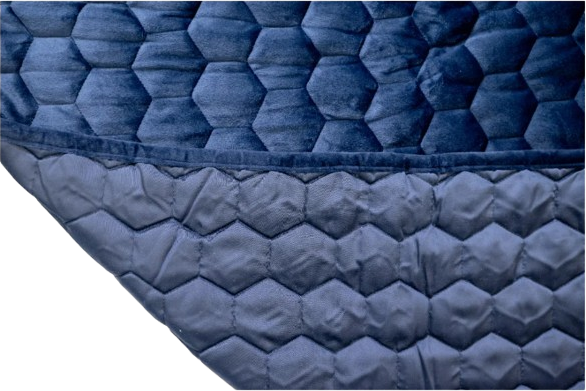SleepLab Cool & Warm Blue zátěžová deka 140x200cm 7 kg