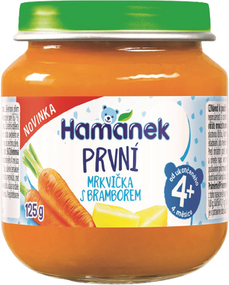 Hamánek První mrkvička s bramborem 125 g