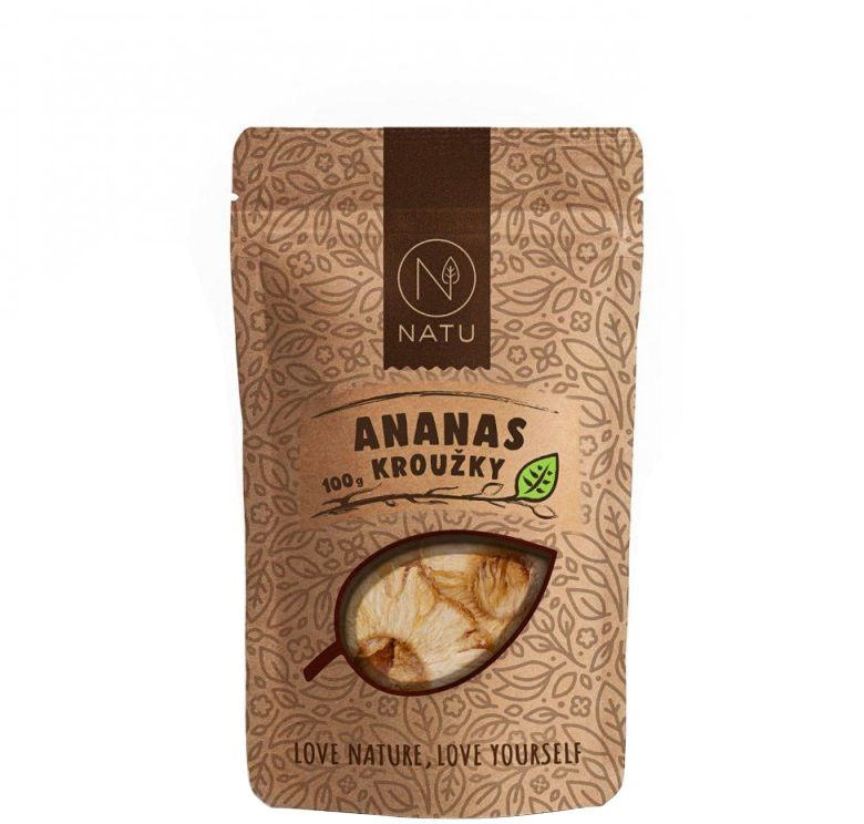 Natu Ananas kroužky ral 100 g