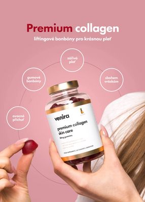 Venira Premium collagen skin care - medvídci ananas 42 ks