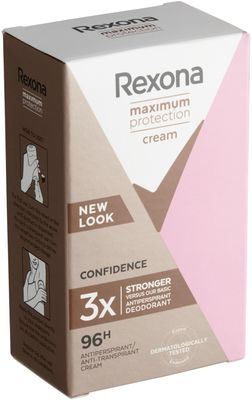 Rexona Maximum Protection Confidence Tuhý krémový antiperspirant 45 ml