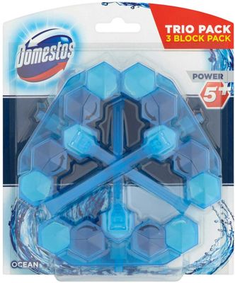 Domestos Power 5+ Ocean WC blok 3 x 53 g