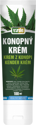Virde Konopný krém kloubní mazání 100 ml