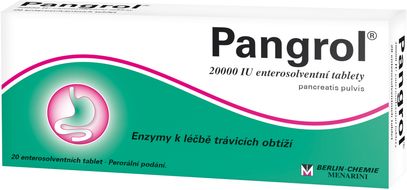 Pangrol 20000 IU 20 tablet