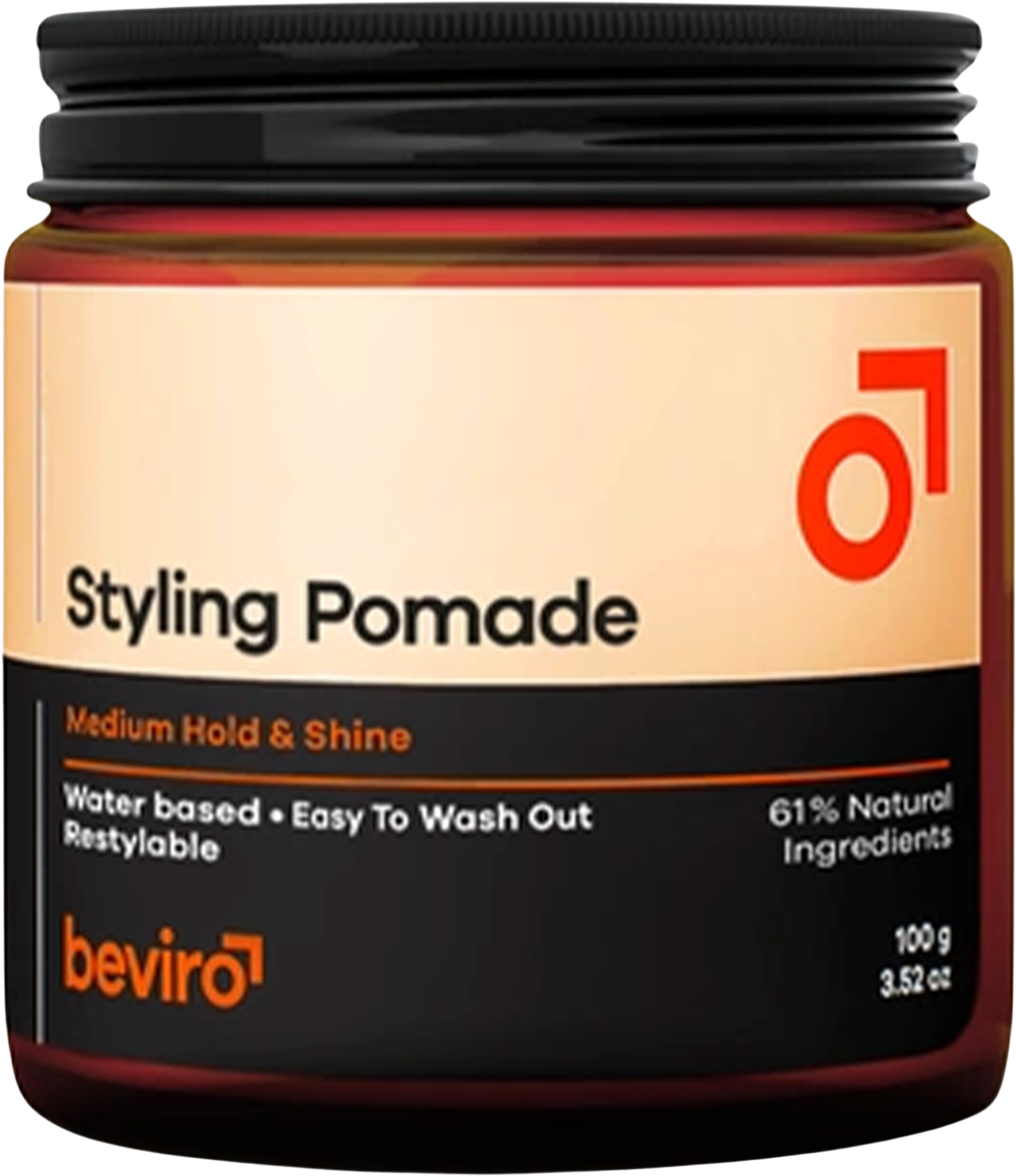 Beviro Styling Pomade Medium Hold & Shine 100 g